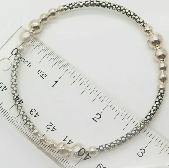 Michael Dawkins 925 SS Graduated Ball Bracelet 7